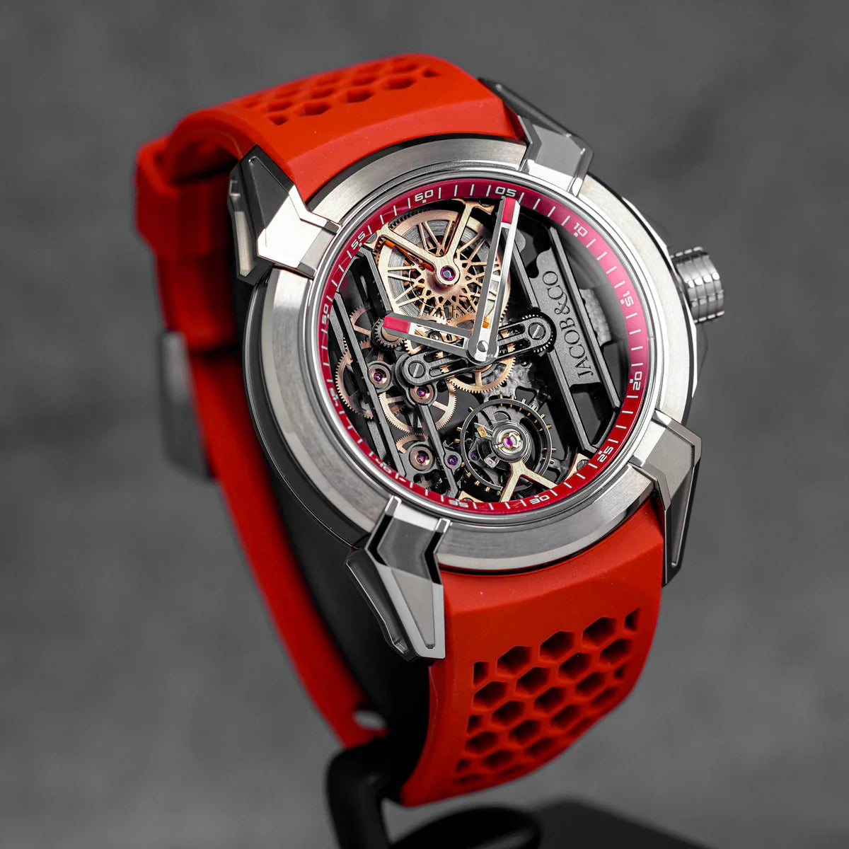 EPIC X TITANIUM RED SKELETON