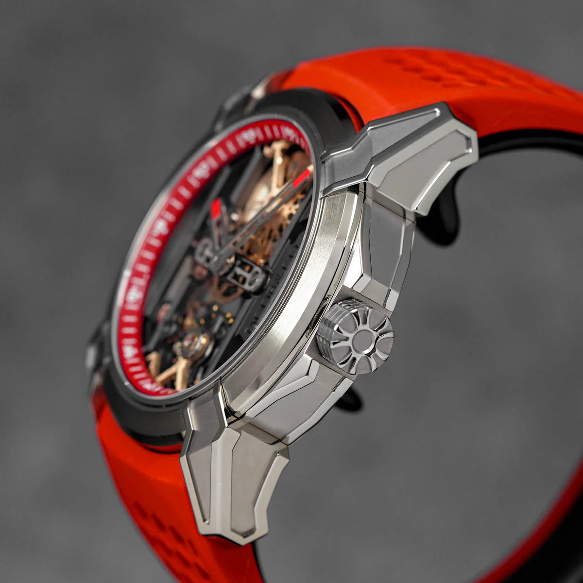 EPIC X TITANIUM RED SKELETON