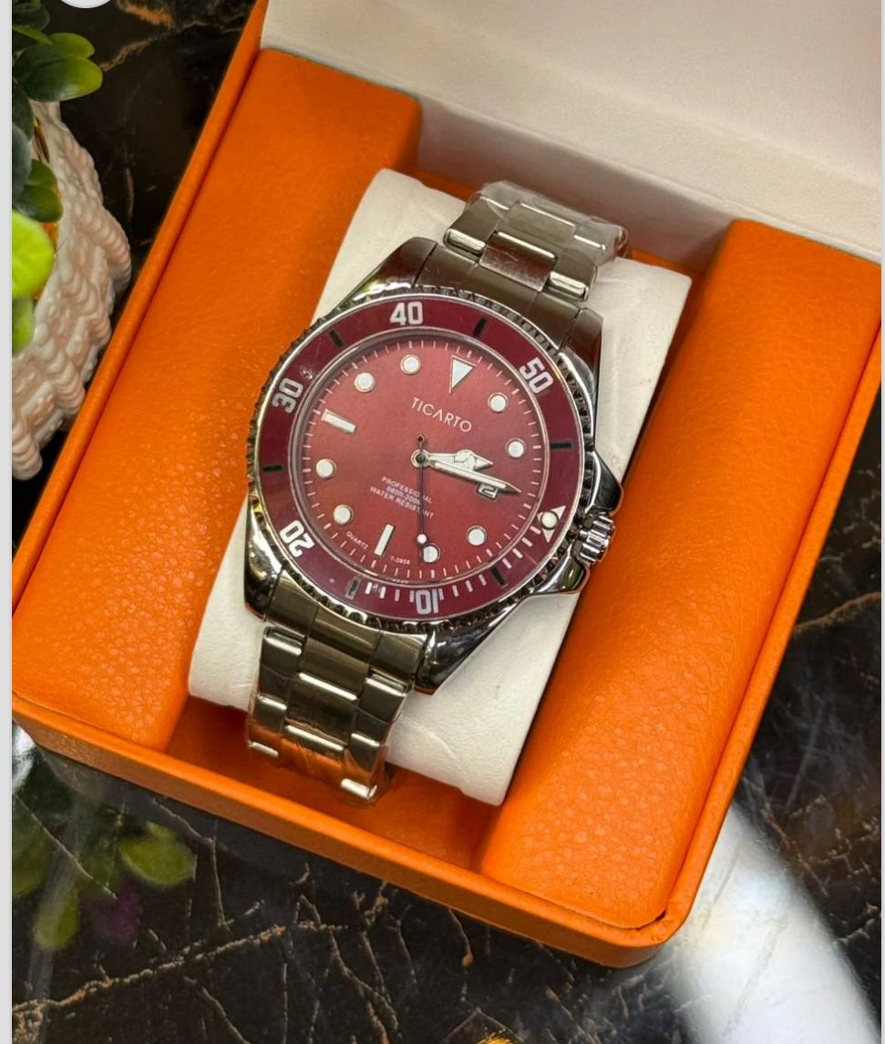 TICARTO Stainless Steel Diver Watch