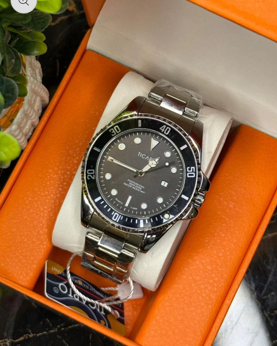 TICARTO Stainless Steel Diver Watch