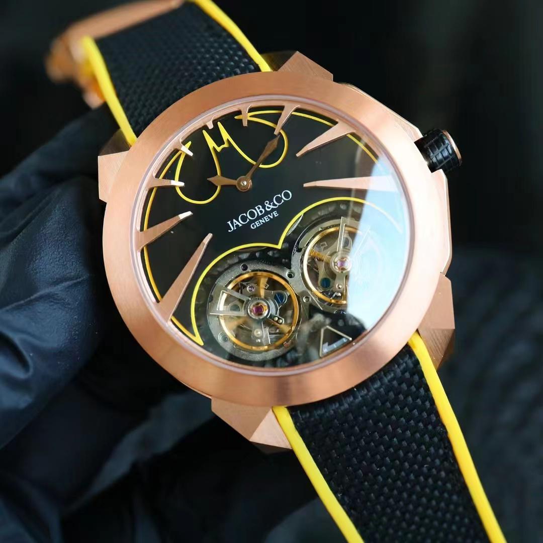 Jacob & Co. Casino Batman Rose Gold Black Men’s Watch