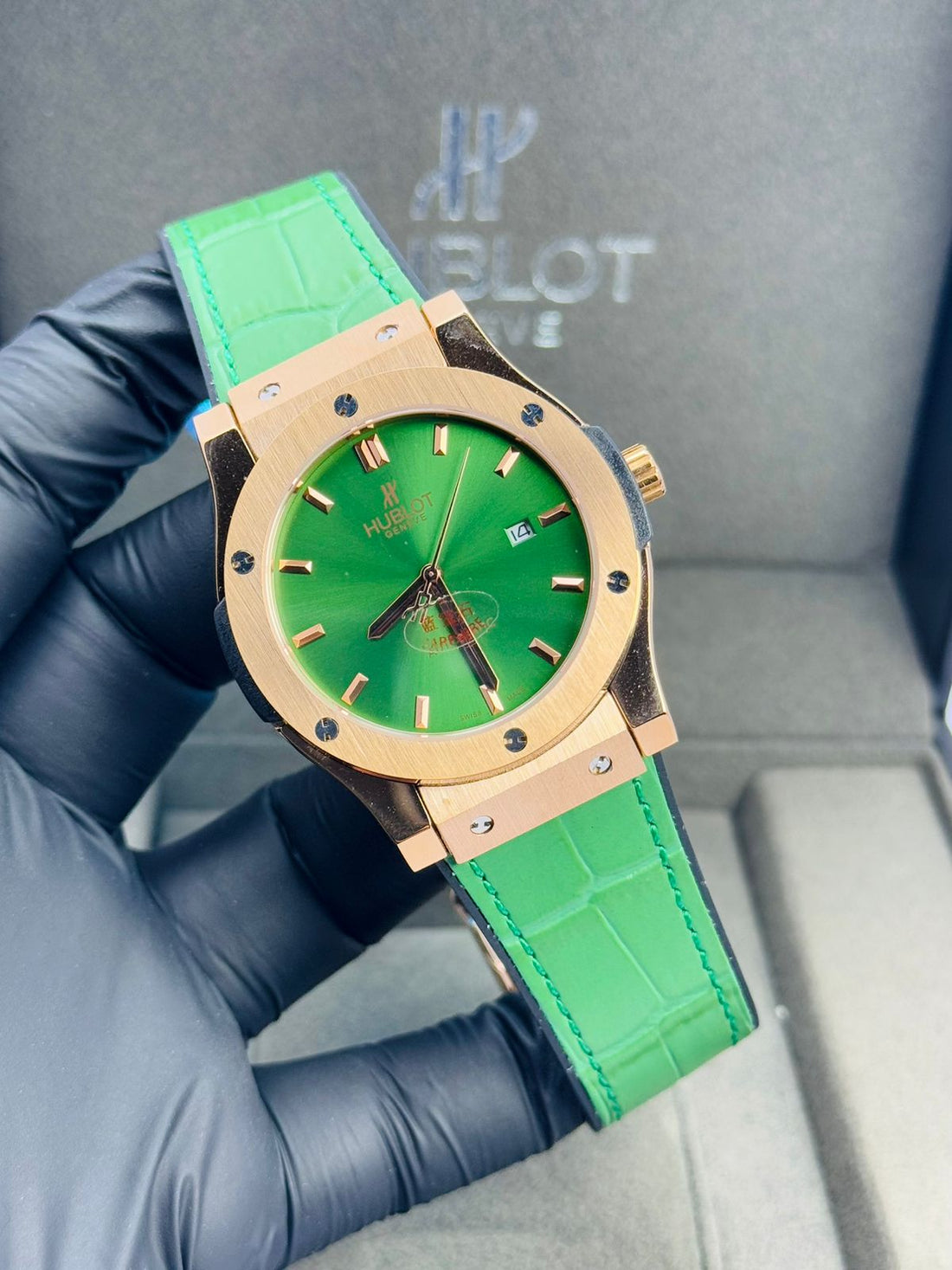 Hublot Leather strap model watch