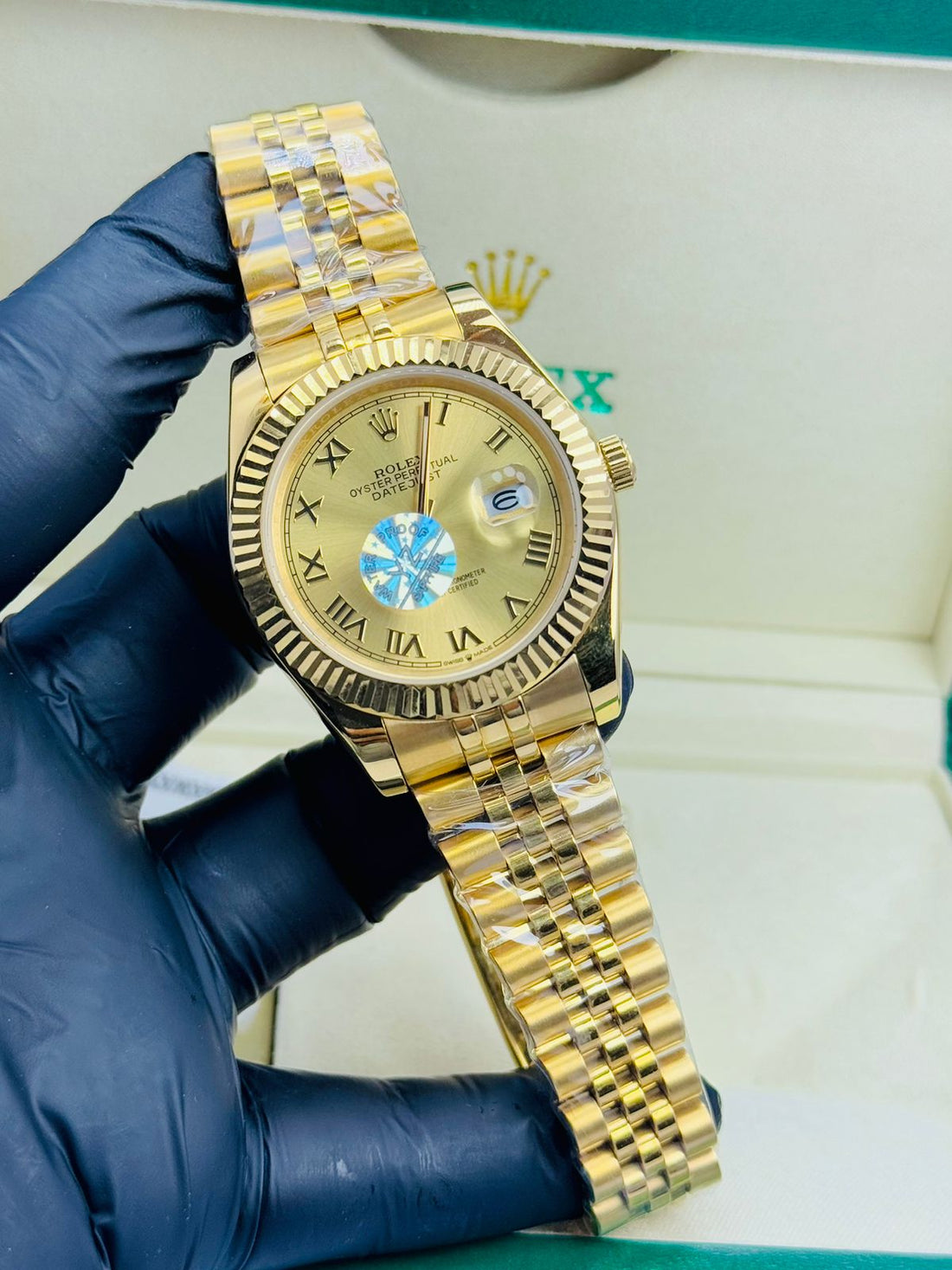 Rolex Golden Chain Watch