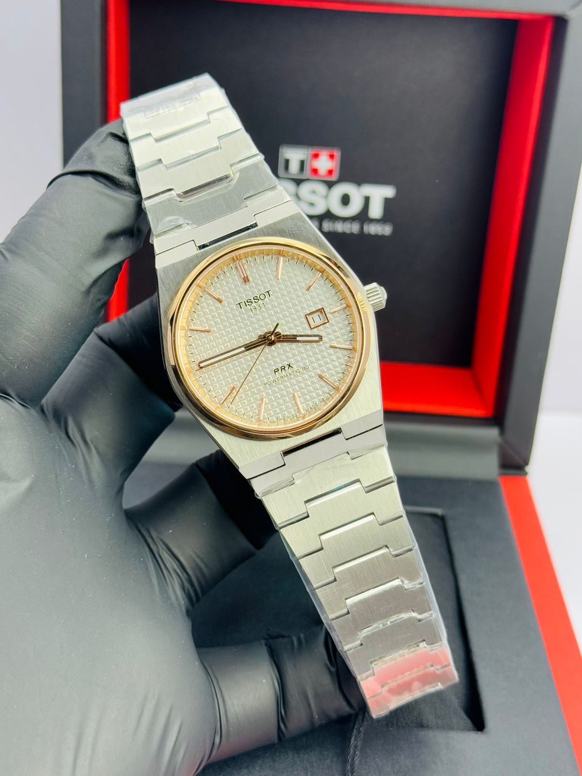 Tissot Chain Watch-GOLD RING DAIL